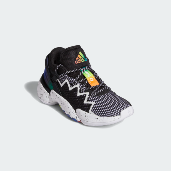 Giày Adidas D.O.N. Issue #2 Big Kids 'Black Multi' FZ1423 - Ảnh 5