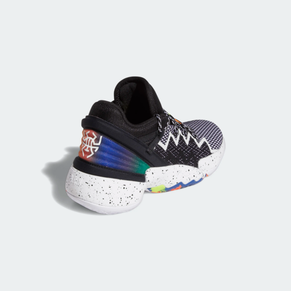 Giày Adidas D.O.N. Issue #2 Big Kids 'Black Multi' FZ1423 - Ảnh 4
