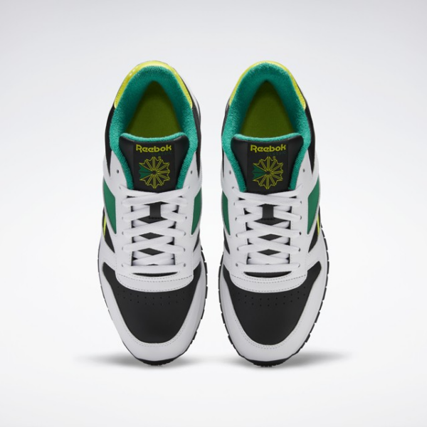 Giày Reebok Classic Leather Mark 'Black Hero Yellow' - Ảnh 3
