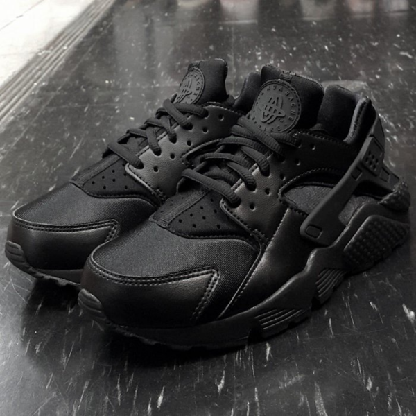 Giày Nike Wmns Air Huarache Run 'Triple Black' 634835-012 - Ảnh 4