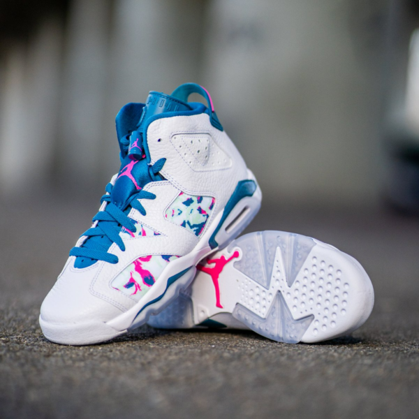 Giày Nike Air Jordan 6 Retro GS 'Green Abyss' 543390-153 - Ảnh 2