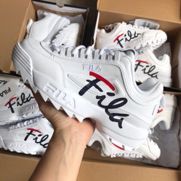 Giày Fila Disruptor 2 Premium Script FS1HTB1191X - Ảnh 3