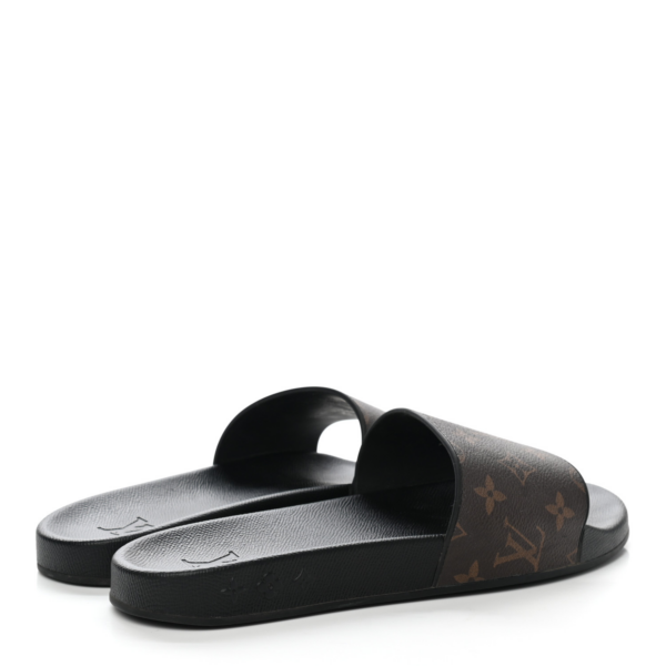 Dép Louis Vuitton Waterfront Mules 'Black' 1A3PRQ - Ảnh 4