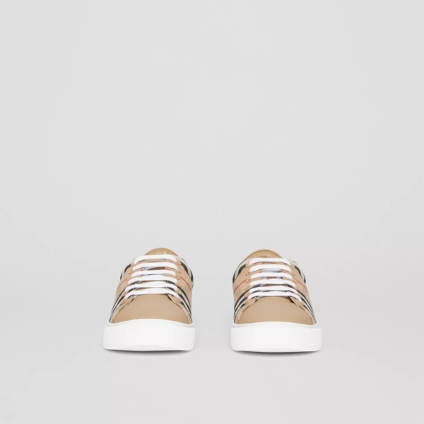 Giày Burberry Vintage Check Sneakers Beige p80388661 - Ảnh 2