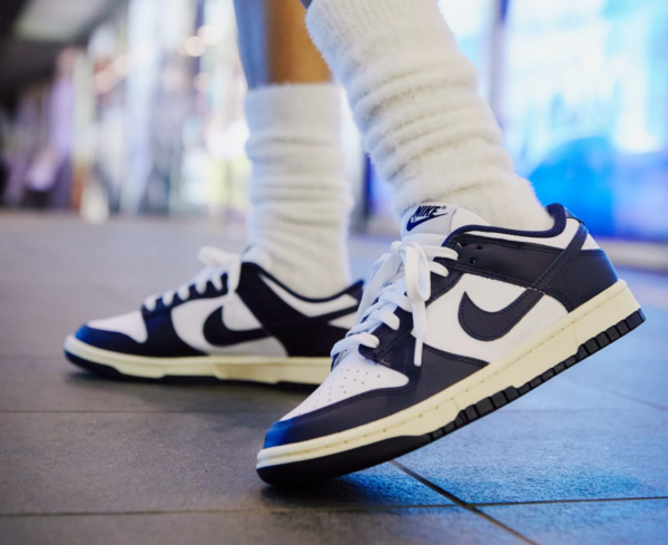 Giày Nike Wmns Dunk Low 'Vintage Navy' DD1503-115 - Ảnh 4