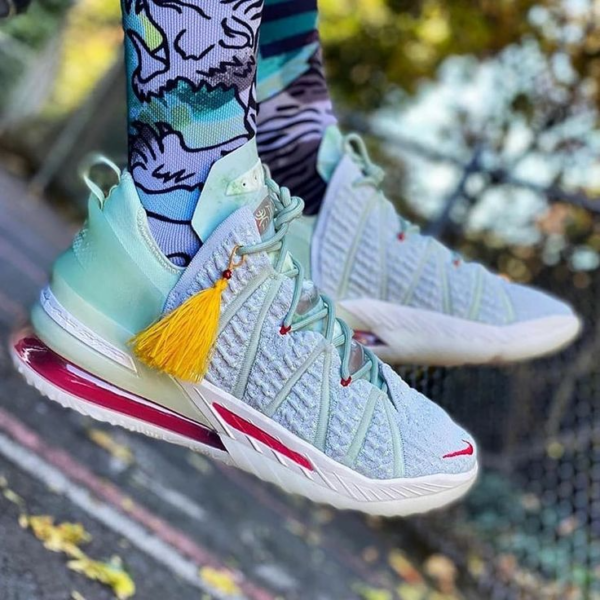 Giày Nike LeBron 18 EP 'Empire Jade' DB7644-002 - Ảnh 4