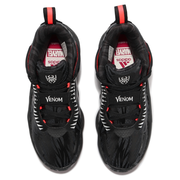 Giày Adidas Marvel x D.O.N. Issue #3 J 'Venom Carnage Carbon Signal Pink' GZ5495 - Ảnh 5