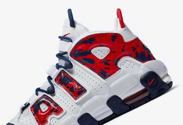 Giày Nike Air More Uptempo 'Red Navy Camo' CZ7877-100 - Ảnh 4