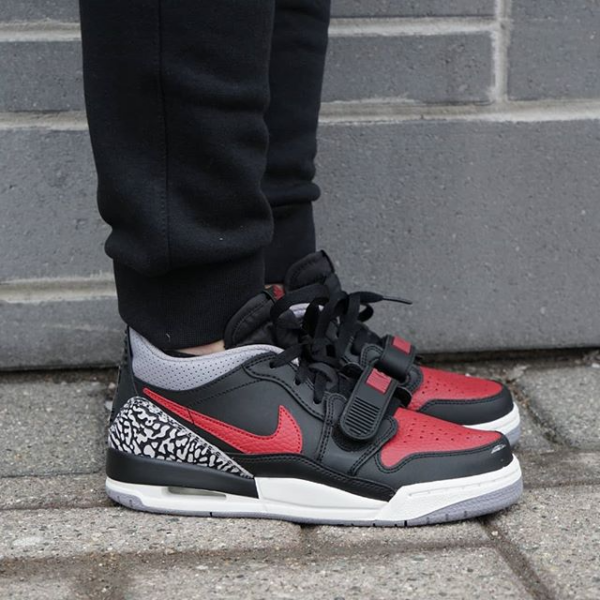Giày Nike Jordan Legacy 312 Low GS 'Bred Cement' CD9054-006 - Ảnh 3
