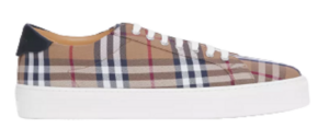 Giày Burberry Check Cotton Leather 'Birch Brown' 80481561