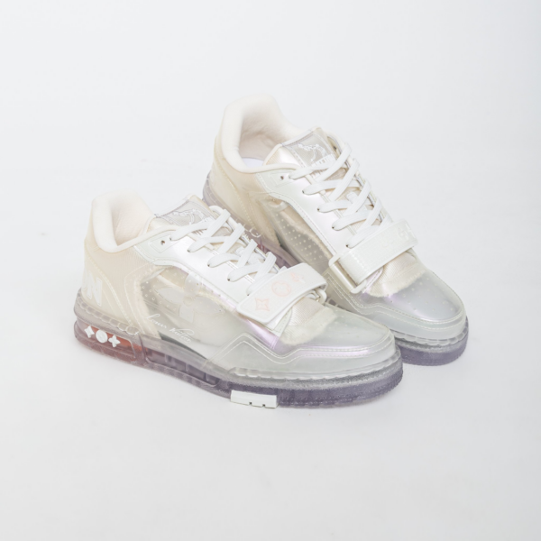 Giày Louis Vuitton LV Trainer White 1A98X7 - Ảnh 4