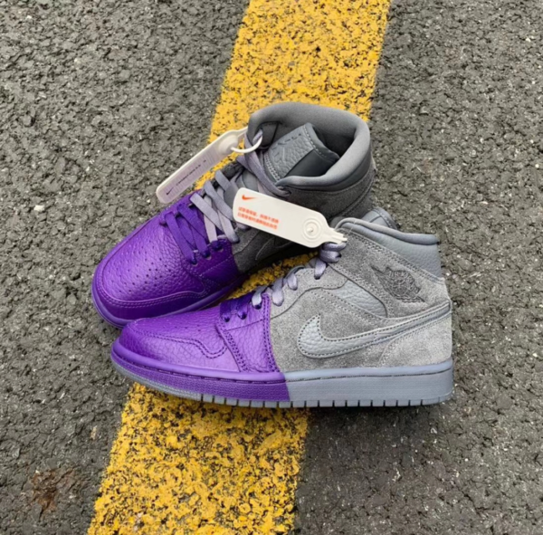 Giày Nike Sheila Rashid x Air Jordan 1 Mid 'UNITE' CW5897-005 - Ảnh 3