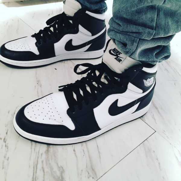 Giày Nike Air Jordan 1 Retro High OG 'Black White' 555088-010 - Ảnh 2