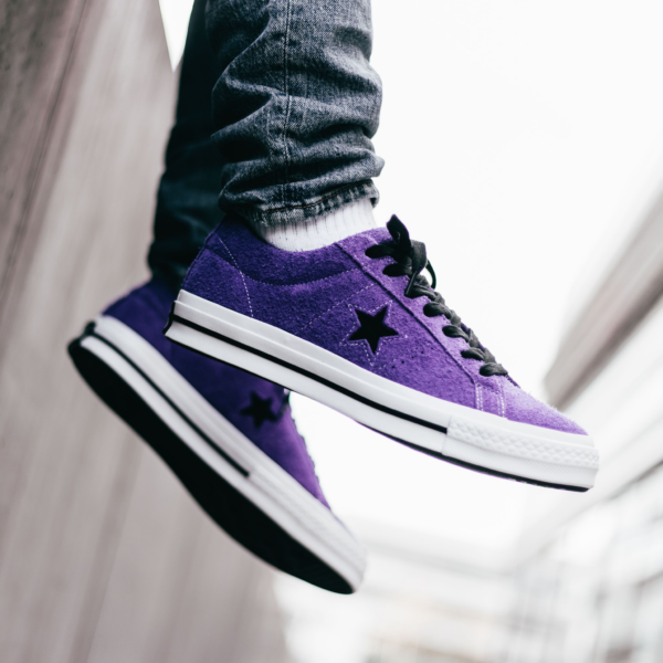 Giày Converse One Star OX 'Purple' 163248C - Ảnh 2