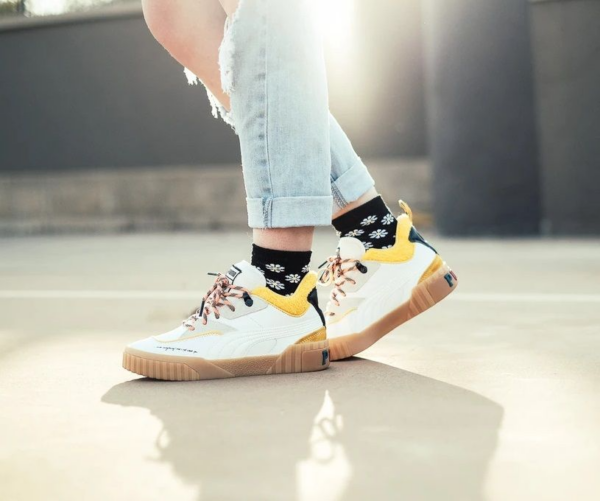 Giày Puma Sue Tsai x Wmns Cali 'White Yellow Gum' 369877-01 - Ảnh 5