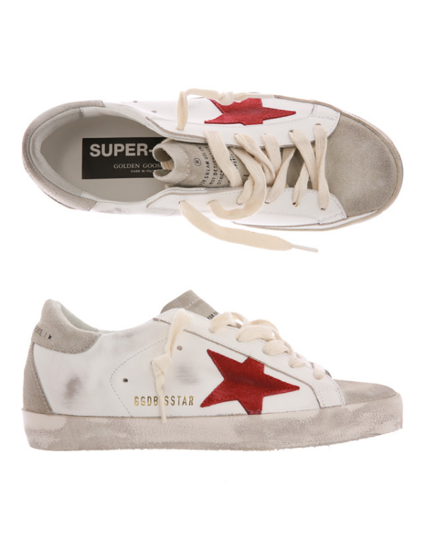 Giày Golden Goose Superstar 'White Red' GWF00102-F002576-10218 - Ảnh 3