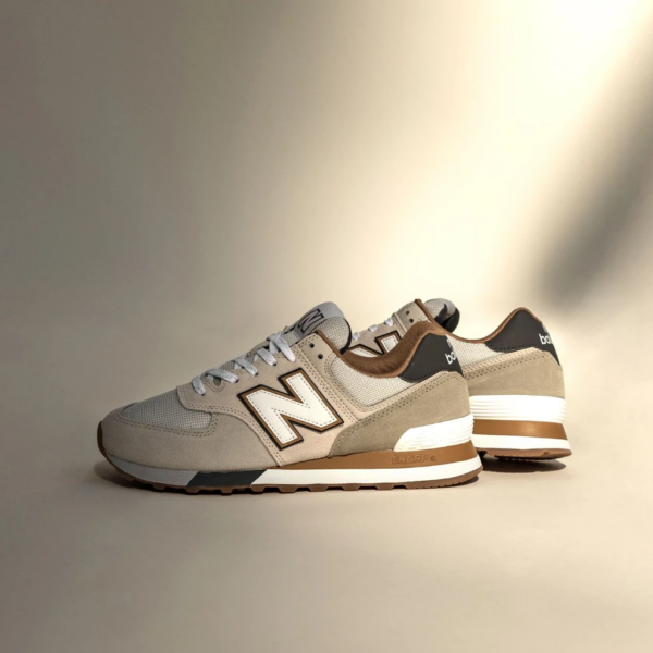Giày New Balance 574 'Grey Yellow' ML574PO2 - Ảnh 7