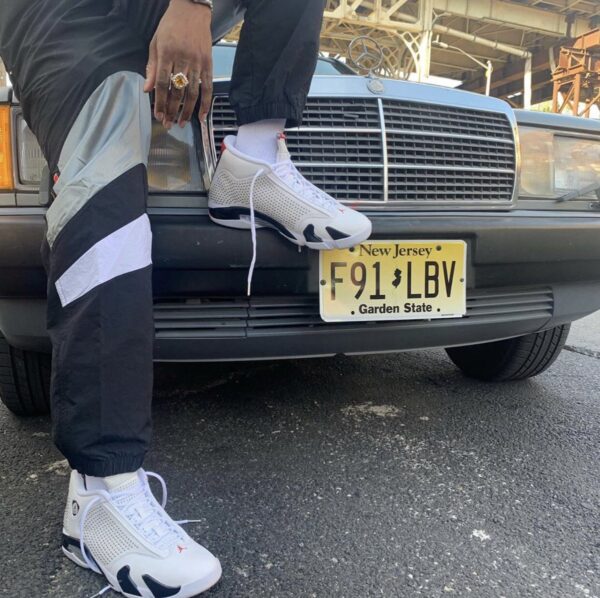 Giày Supreme x Air Jordan 14 Retro 'White' BV7630-106 - Ảnh 2