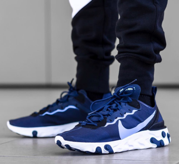 Giày Nike React Element 55 'Midnight Navy' BQ6166-400 - Ảnh 2