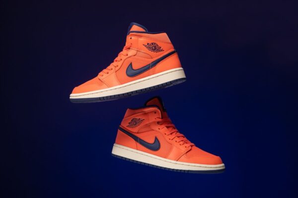 Giày Nike Air Jordan 1 Mid Turf 'Orange Blue Void' CD7240-804 - Ảnh 5