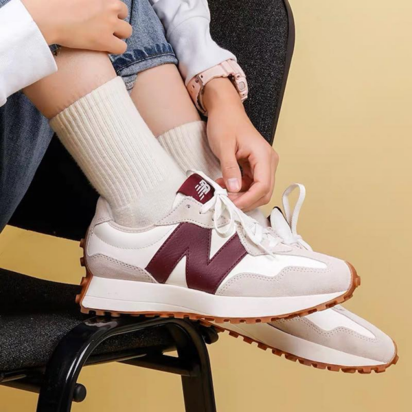 Giày New Balance 237 'White Burgundy' MS237SB - Ảnh 7