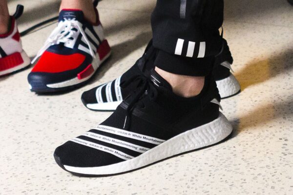 Giày Adidas NMD R2 White Mountaineering Black BB2978 - Ảnh 2
