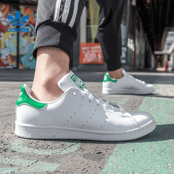 Giày Adidas Stan Smith Primegreen Big Kid 'White Green' FX7519 - Ảnh 3