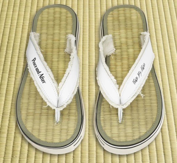 Dép xVESSEL x Peace and After SLIDES Natural - Ảnh 5