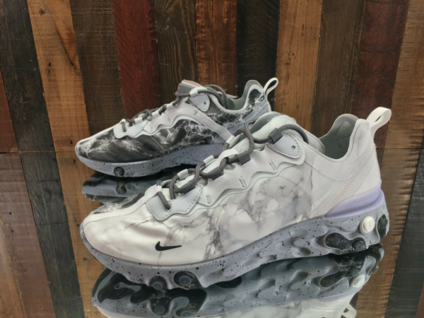 Giày Nike Kendrick Lamar x React Element 55 'Pure Platinum' J3312-001 - Ảnh 2
