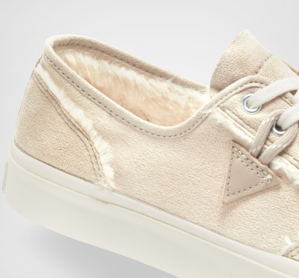 Giày Converse Faux Fur-Lined Leather Jack Purcell 'Pink' 166512C - Ảnh 7
