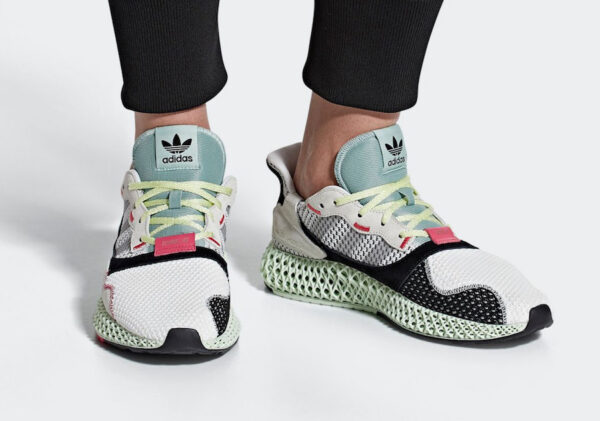 Giày Adidas ZX 4000 Futurecraft 4D 'Grey' B42203 - Ảnh 2