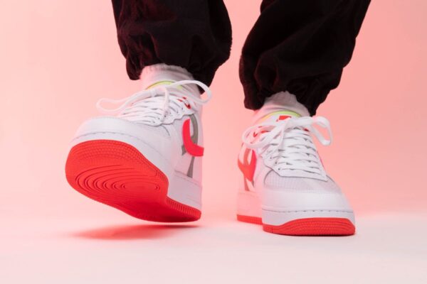 Giày Nike Air Force 1 Low 'Transparent White Crimson' CI0060-102 - Ảnh 6