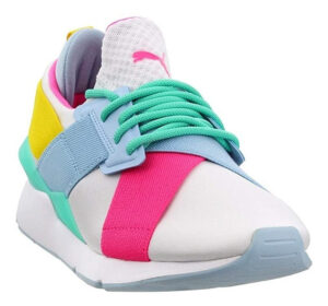 Alternative view of Giày Puma Muse J 'White Teal Pink' 367645-04