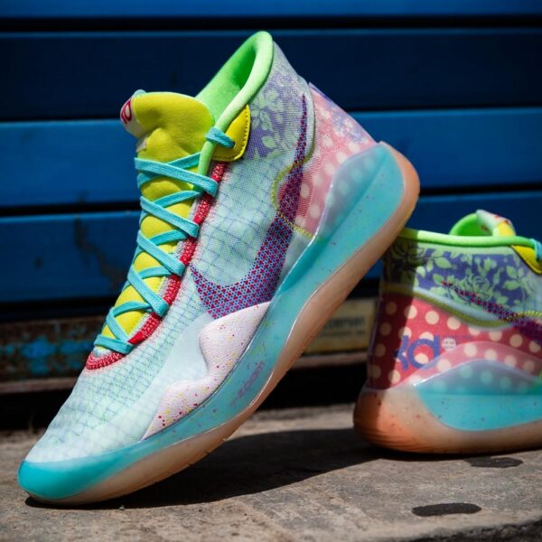 Giày Nike KD 12 EYBL Peach Jam CK1195-300 - Ảnh 3