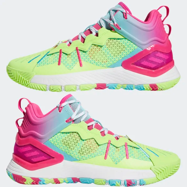 Giày Adidas D Rose Son of Chi 'Godspeed Signal Green Pink' GX2927 - Ảnh 2