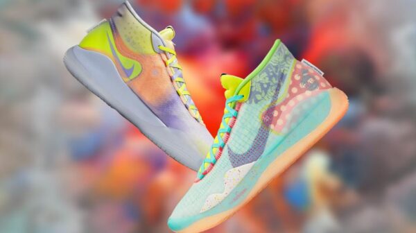 Giày Nike KD 12 EYBL Peach Jam CK1195-300 - Ảnh 9