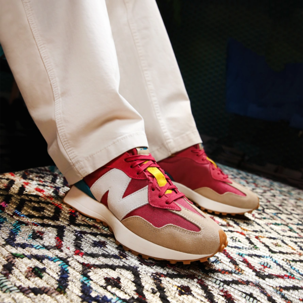 Giày New Balance 327 'Bordeaux Teal' MS327WT1 - Ảnh 2