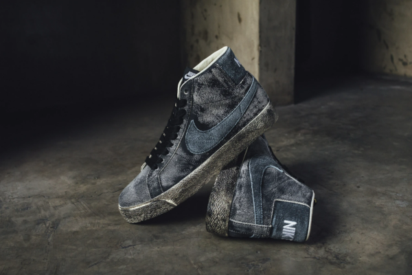 Giày Nike Zoom Blazer Mid Premium SB 'Faded Black' DA1839-001 - Ảnh 8