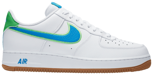Giày Nike Air Force 1 Low 'White Bright Blue Green' DA4660-100