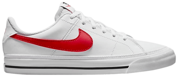 Giày Nike Court Legacy GS 'White University Red' DA5380-105