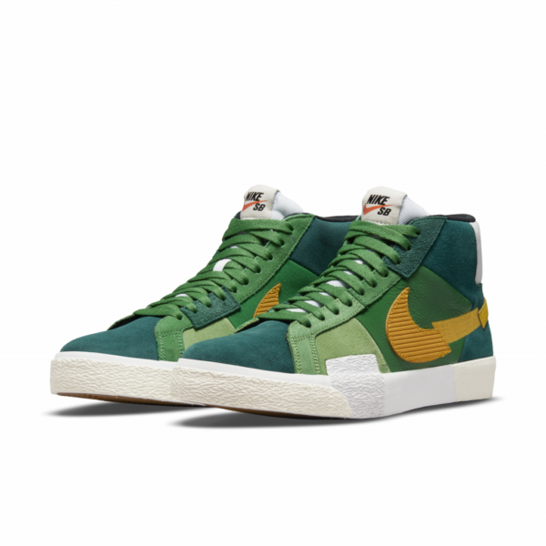 Giày Nike Blazer Mid ‘Mosaic Green’ DA8854-300 - Ảnh 4