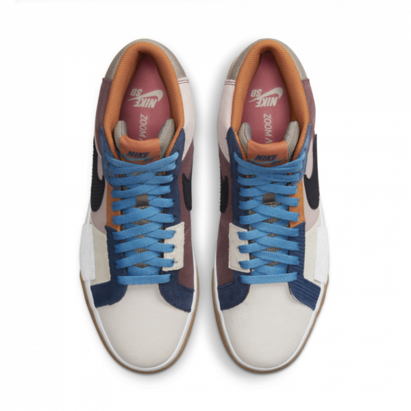 Giày Nike Zoom Blazer Mid Premium SB 'Mosaic Pack Dark Wine' DA8854-600 - Ảnh 5