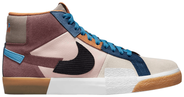 Giày Nike Zoom Blazer Mid Premium SB 'Mosaic Pack Dark Wine' DA8854-600