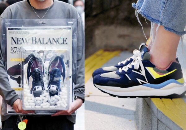 Giày New Balance Dahood Hub 5740 'Dark Blue' W5740GC - Ảnh 2