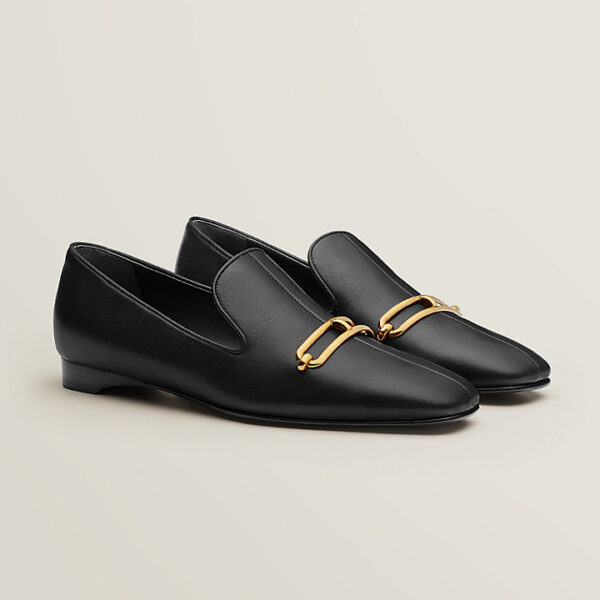 Giày Hermes Dalhia Loafer 'Noir' H212033Z-02360 - Ảnh 3