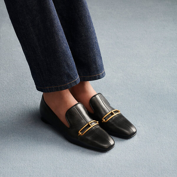 Giày Hermes Dalhia Loafer 'Noir' H212033Z-02360 - Ảnh 2