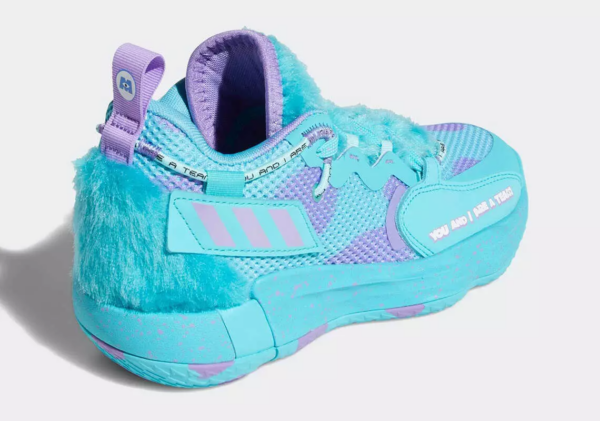 Giày Adidas Monsters Inc. x Dame 7 EXTPLY Big Kid 'Sulley' S42807 - Ảnh 4