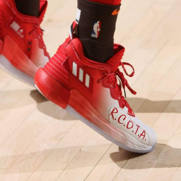 Giày Adidas Dame 7 Extply: Opponent Advisory 'Red' GV9869 - Ảnh 5