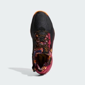 Alternative view of Giày Adidas Dame 8 Made In China Shoes 'Black Maroon Gold' GW1816