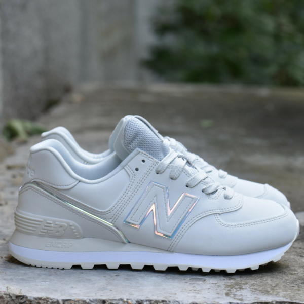 Giày New Balance Wmns 574 'White Iridescent' WL574CLD - Ảnh 2